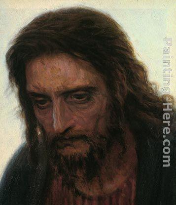 Ivan Nikolaevich Kramskoy Christ in the Wilderness [detail]